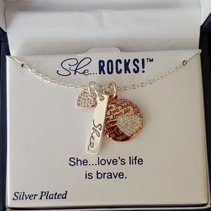 16" Necklace - She Rocks, Brand New